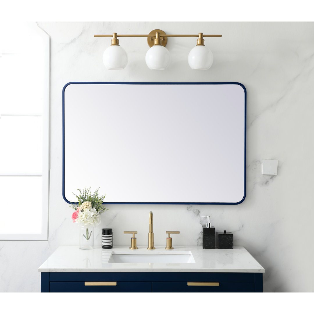 Sabine Metal Rounded Rectangle Wall Mirror